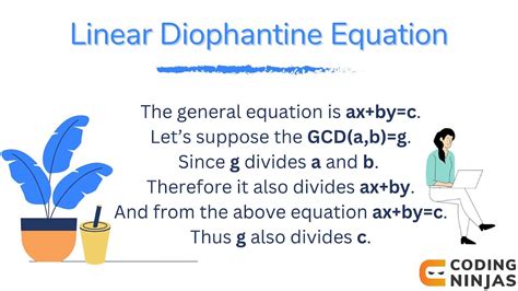 Linear Diophantine Equation - Coding Ninjas