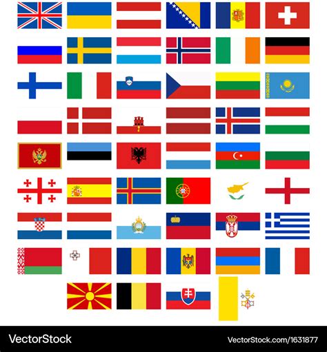 National Flags Of Europe