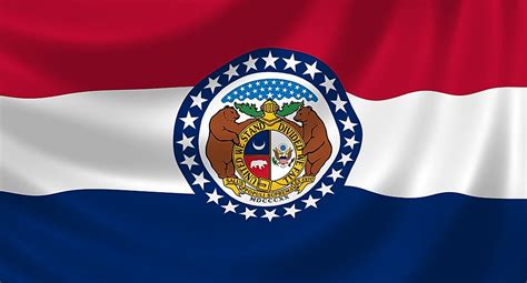 Missouri State Flag - WorldAtlas.com