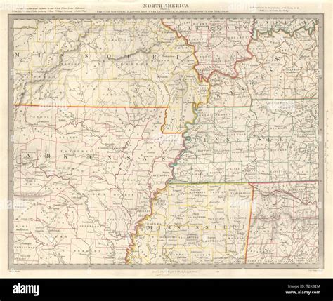 Kentucky and tennessee map hi-res stock photography and images - Alamy