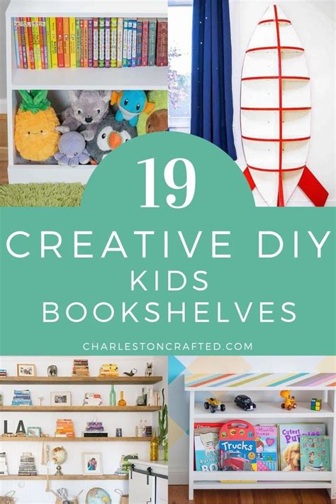 19 Creative Kids DIY Bookshelf Ideas