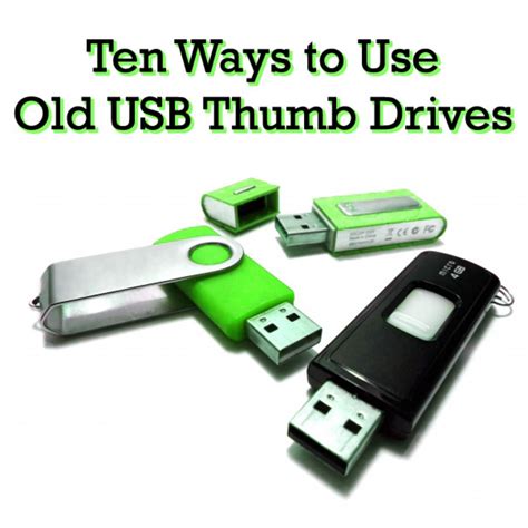 Ten Things To Do With Old Usb Thumb Drives | tecadmin