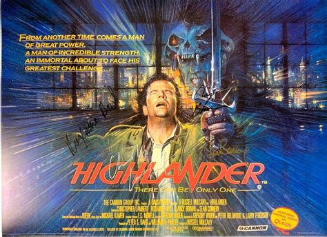 Autograph Signed Highlander Poster COA - Etsy