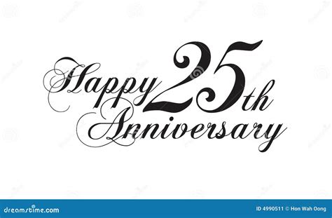 25th Anniversary Silver Hearts Royalty-Free Stock Image | CartoonDealer ...