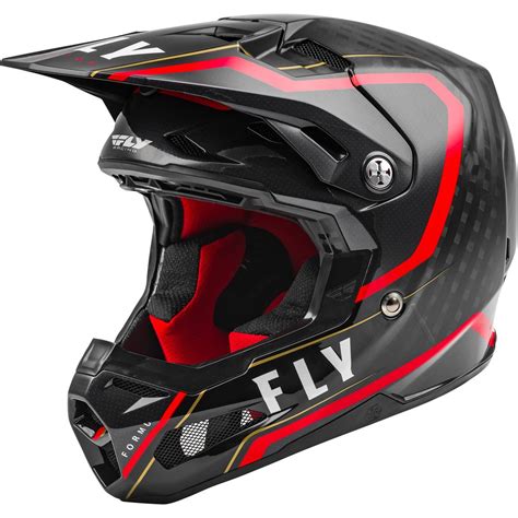 Fly Racing MX Helmet Formula Carbon Axon - Black/Red | Maciag Offroad