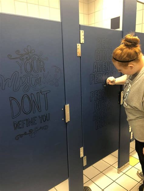 Teachers Spend Summer Decorating School Bathrooms With Positive ...