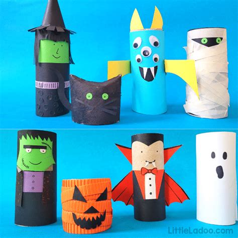 Toilet Paper Roll Halloween Crafts - 8 Spooky Characters