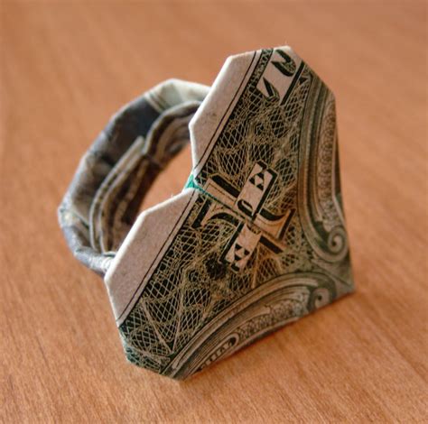 Dollar Bill Origami Heart Ring by craigfoldsfives on DeviantArt