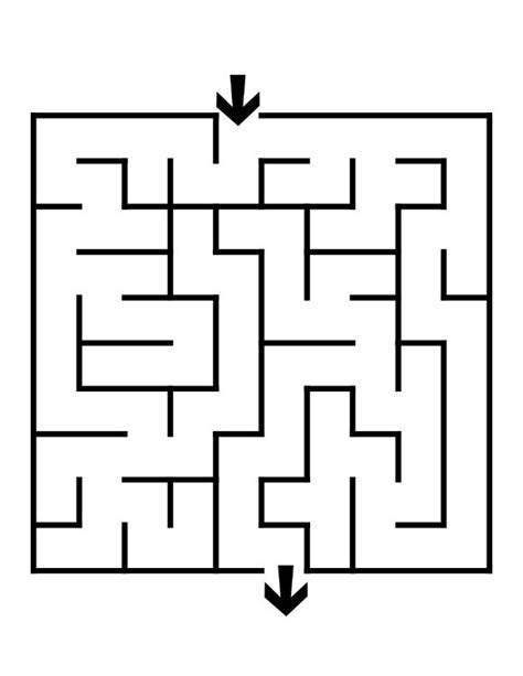 Easy Printable Mazes