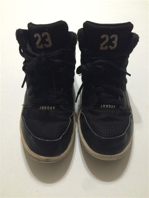 Nike Jordan 23 Size 1Y Kids Black Lace up Shoes | eBay