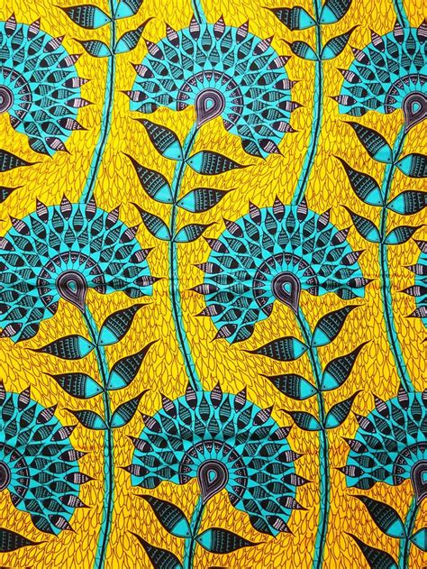 Ankara African Fabric Yellow Green African Wax Print Fabric by | Etsy ...