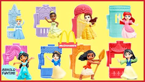 McDonalds Disney Princess Happy Meal Toys- Full Sets - YouTube | Happy ...