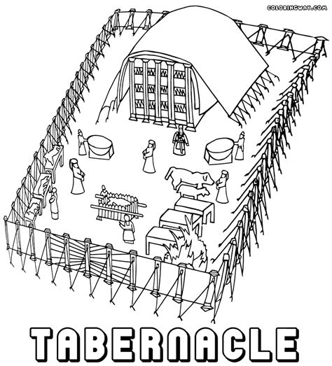 Free Coloring Page Tabernacle