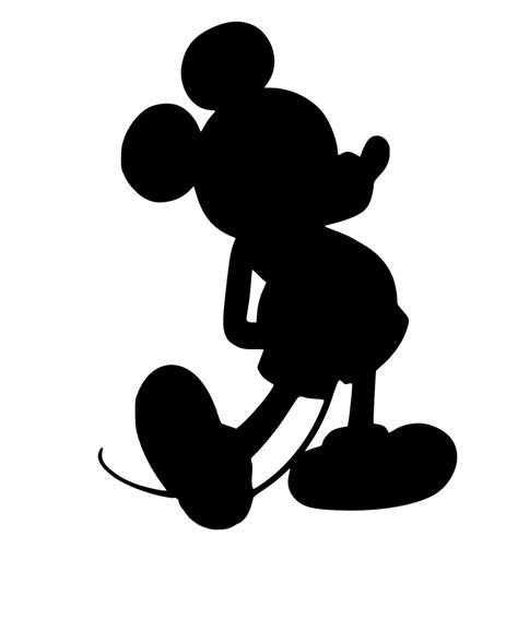 Chez Whimsy: FREE SVG - MICKEY SILHOUETTE