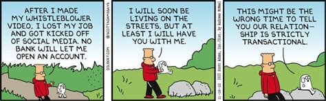 Dogbert's Loyalty - Dilbert Comic Strip on 2022-11-18 : r/dilbert