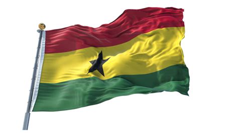 Download Ghana Flag PNG Free Transparent Image