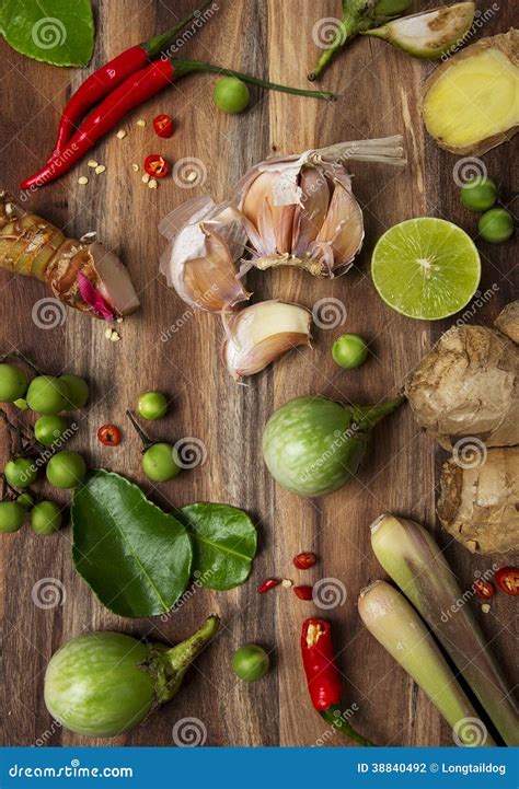 Thai food ingredients stock photo. Image of lime, laotian - 38840492