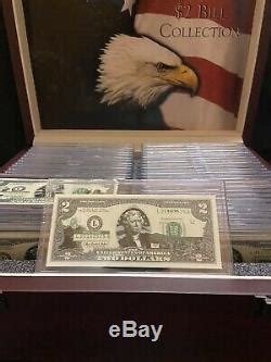 The United States Of America 50 State Two Dollar Bill Collection Boxed Set