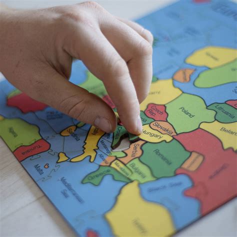 Countries Of Europe Wooden Jigsaw Puzzle By Heirloom Puzzles