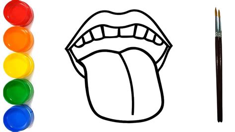 How To Draw Lips And Tongue Step By | Lipstutorial.org