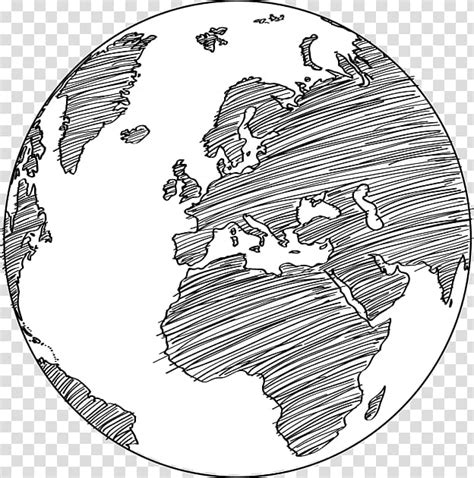 [View 44+] Earth Drawing Black And White Png