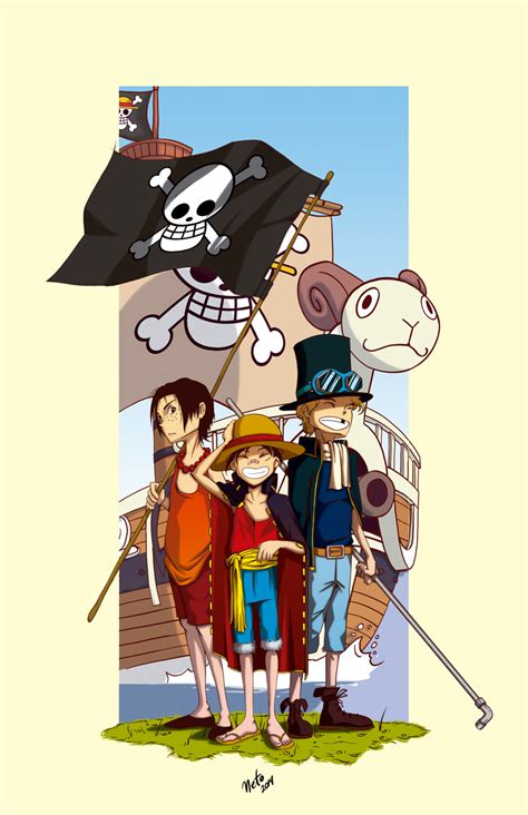 Luffy, Ace and Sabo on Behance