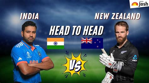 India vs New Zealand Head to Head Match Records in World Cup & ODI, T20 ...