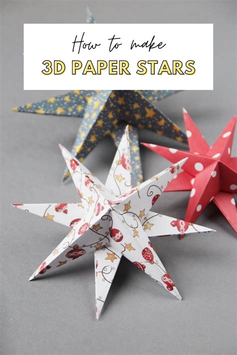 DIY 3D Christmas Star — Gathering Beauty