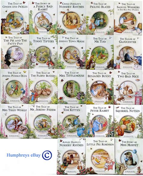 New 23 Beatrix Potter Books Peter Rabbit Collection$199