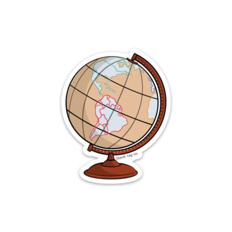 The Globe Sticker in 2020 | Tumblr stickers, Aesthetic stickers, Stickers