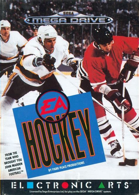 NHL Hockey (1991) Genesis box cover art - MobyGames