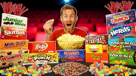 THE ULTIMATE MOVIE THEATER CANDY CHALLENGE! - YouTube