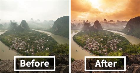 Photoshop Before After Landscape - Etsy