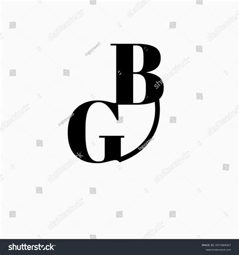 Logo Bg Black White Minimalist Stock Illustration 2073469427 | Shutterstock