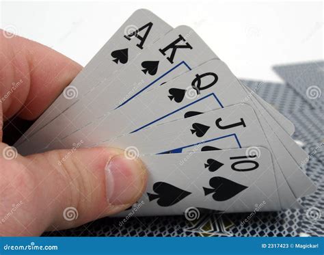 Royal Flush Poker Hand Stock Photos - Image: 2317423