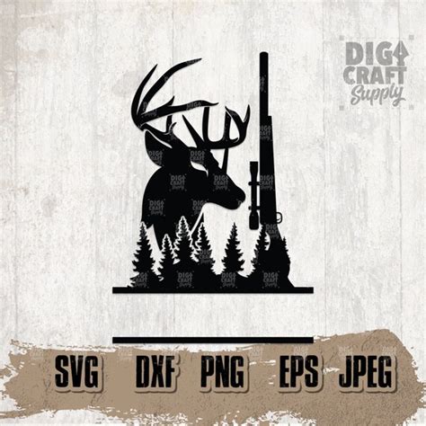 Deer Hunting Svg Deer Hunting Clipart Deer Hunting Cutfile - Etsy