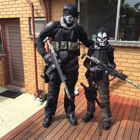 Call of Duty Ghost costumes for my son and I :) | Boy halloween ...