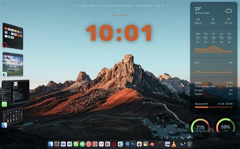 My current macOS Home Screen Setup! : r/MacOS