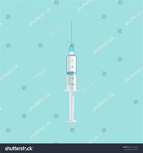 Syringe Vector Illustration Syringe Stock Vector (Royalty Free ...