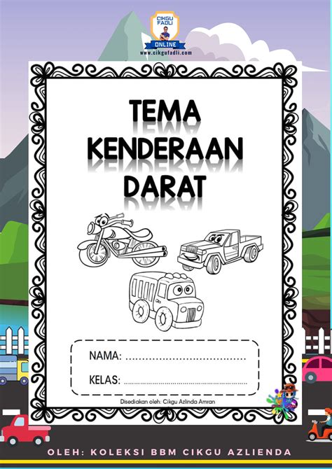 Gambar Kenderaan Darat Kereta - Kenderaan Darat Materialy Dydaktyczne ...