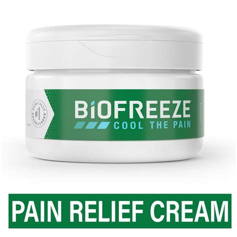 Biofreeze Pain Relieving Cream, Arthritis, Muscle, Joint, and Back Pain ...