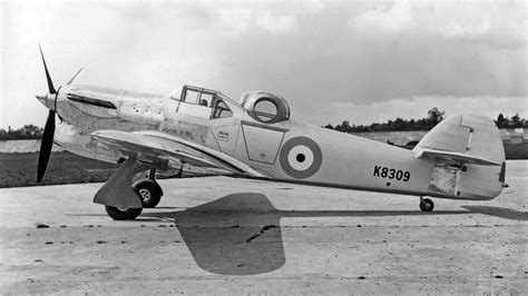 Hawker Hotspur prototype K8309 | British aircraft, Vintage aircraft ...