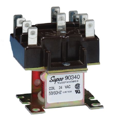 Supco 90340 SU90340 DPDT / 24V Switching Fan Relay 90-340 HVAC ...