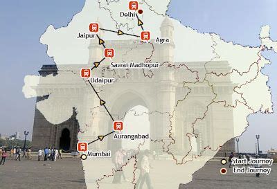 Explore the route map of Indian Maharaja train which covers Daulatabad ...