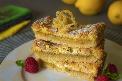 Pistachio Lemon Bars for Passover - A Zest for Life