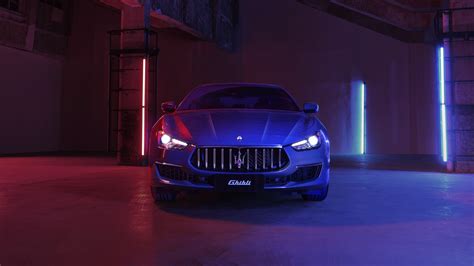 Blue Maserati Ghibli Hybrid Canotwait 3 4K HD Cars Wallpapers | HD ...