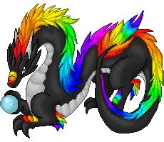 Oriental rainbow dragon (200x200 pixel) by DodoIcons on DeviantArt