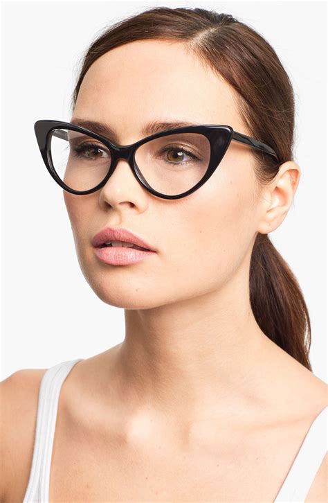 Tom Ford Cat's Eye 55mm Optical Glasses (Online Only) | Nordstrom