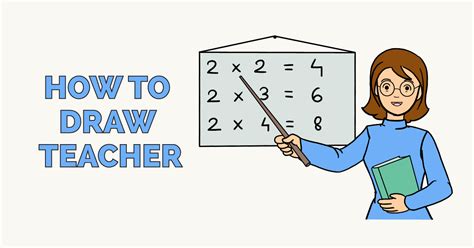 How to Draw a Teacher - Really Easy Drawing Tutorial