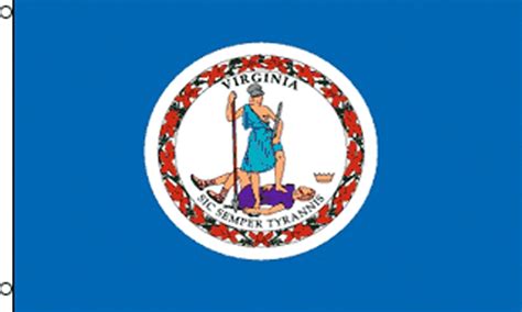 Virginia State Flag - State Flags - Virginia State - A1 Flags and ...